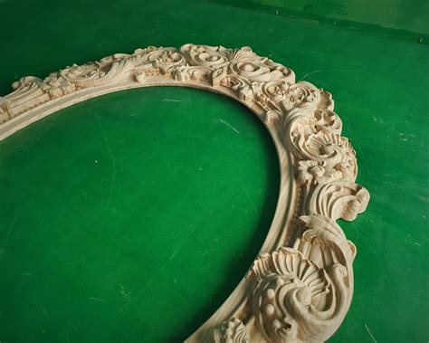 Резная зеркальная рамка неокрашенная - Etsy