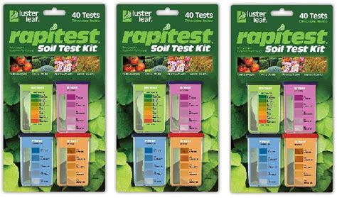 Luster Leaf 1601 Rapitest Test Kit For Soil PH Nitrogen Phosphorous