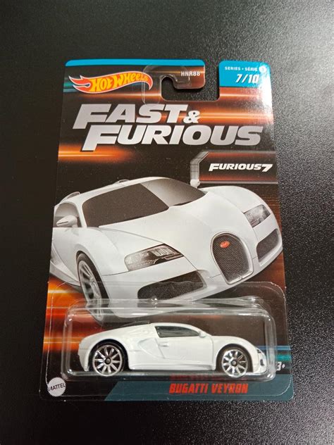 Autíčko Hot Wheels Bugatti Veyron Fast and Furious Novinka Aukro