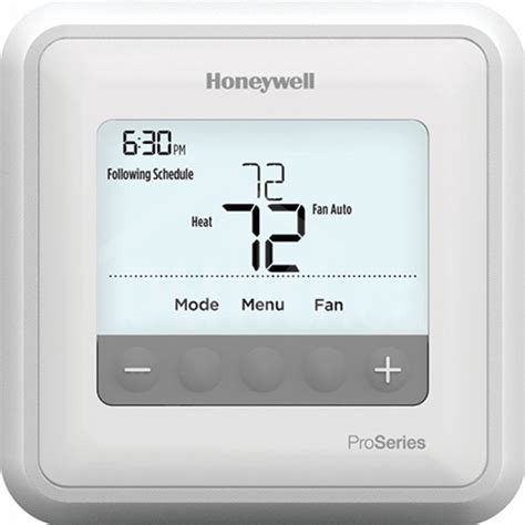 Th4210u2002 Honeywell Home T4 Pro Programmable Thermostat Heat Cool Build Ca