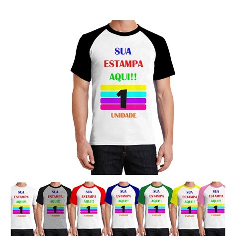 Camiseta Sua Estampa Aqui Foto Ideia Personalizada Promocao