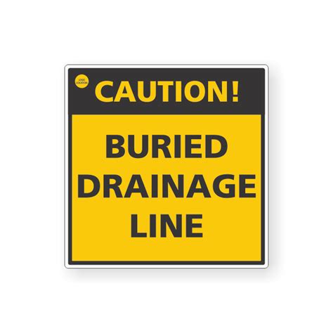 Caution! Buried Drainage Sign | Devco Consulting