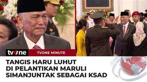 Momen Luhut Menangis Saat Hadiri Pelantikan Sang Menantu Tvone Minute