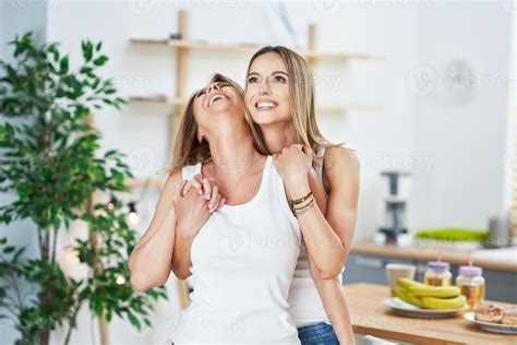 LGBT Lesbian Couple Love Moments In The Kitchen Happiness Concept 15850257 Stock Photo At Vecteezy