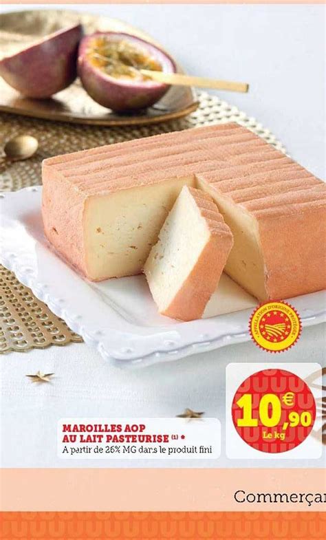 Promo Maroilles Aop Au Lait Pasteuris Chez Super U Icatalogue Fr