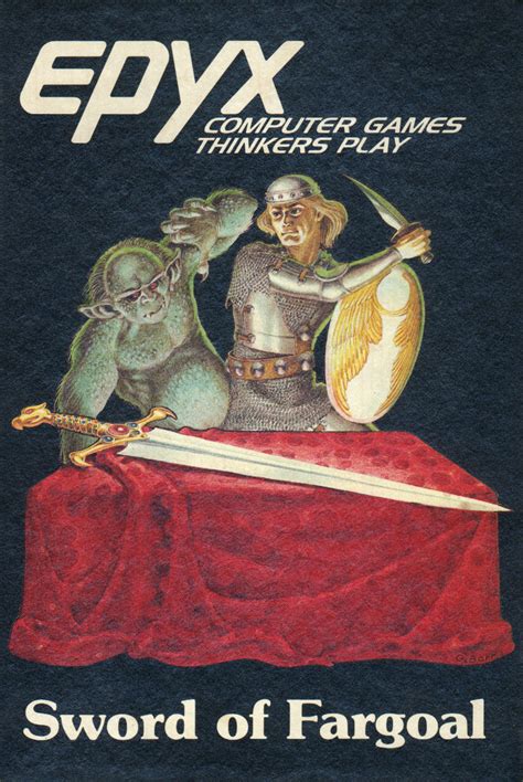 Sword Of Fargoal C64 Game Front Cover Scan