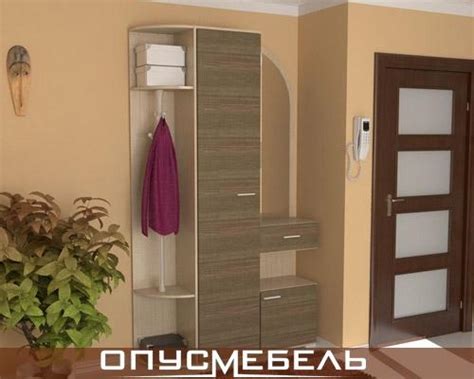 Корпусная мебель - Прихожие - Прихожая В-02