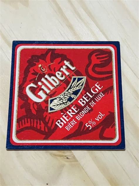 Sous Bock Bi Re Belge Cervalob Lophile Gilbert Blonde Sp Ciale De Luxe Vintage Eur