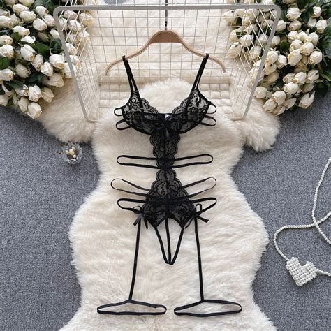 Bodysuit Feminino Transparente Sexy Renda Macac O Cinta Emendada Slim Fit Lingerie Er