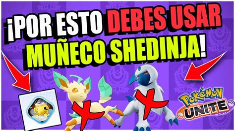 🔥¡haz Counter A Estos Movimientos Con MuÑeco Shedinja En Pokemon Unite🔥 Youtube