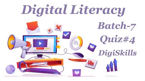 DigiSkills Digital Literacy Quiz 4 Batch 8 DGL101 Quiz No 4