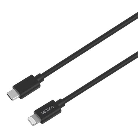 Deltaco USB C Billaddare USB C Till Lightning Kabel PD 20W