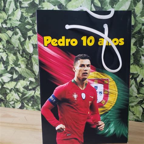 Cristiano Ronaldo Sacola Personalizada Pronta Entrega Elo