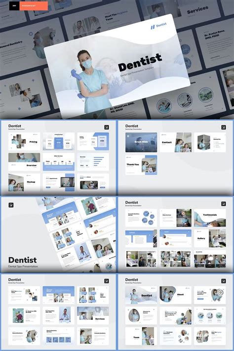 Dentist Dental Spa Powerpoint Presentation Template Powerpoint