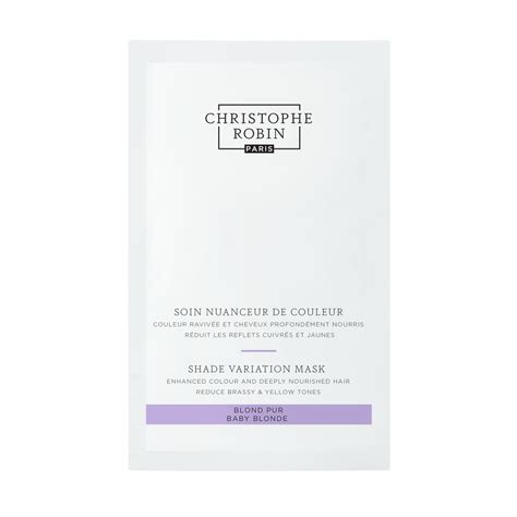 Christophe Robin New Shade Variation Mask Baby Blonde Sachet Ml Lookfantastic