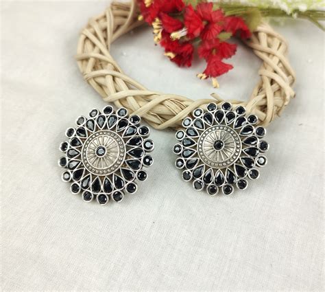 Download Silver Earrings Black Royalty Free Stock Illustration Image