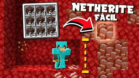 COMO ACHAR e PEGAR NETHERITE FÁCIL no MINECRAFT SURVIVAL 1 19 YouTube