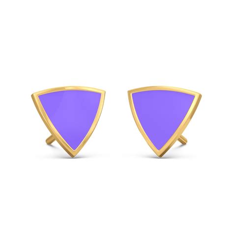 Glamorous Small Bling Gold Stud Earrings For Her Priced Under 5k