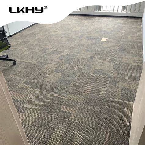 Self Adhesive Carpet Carpet Tiles Rubber Backing Commercial Carpet