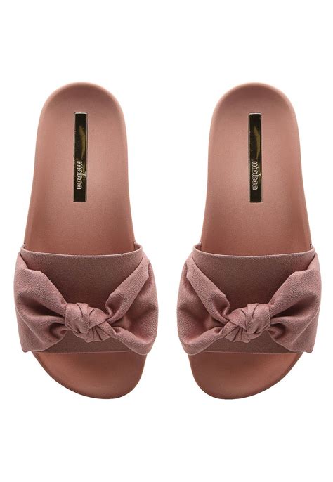 Chinelo Slide Moleca Nó Nude Compre Agora Dafiti Brasil