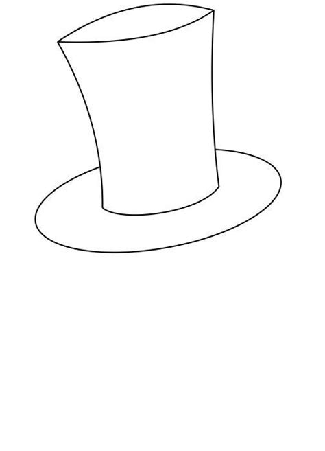 Top Hat Outline - Cliparts.co