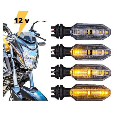 Pisca Led Seta Twister Cb 250 Kit 4 Twister Modelo Original Encaixe