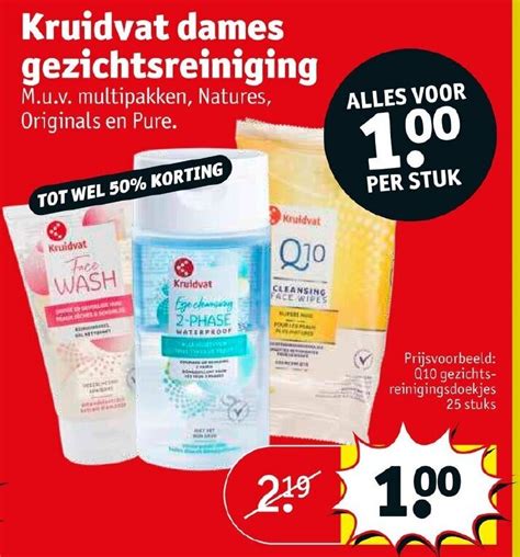 Kruidvat Dames Gezichtsverzorging Aanbieding Bij Kruidvat