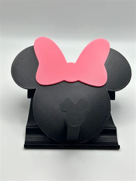 Minnie Mouse Inspired 3d Printed Wall Hook Etsy