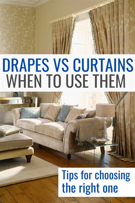 Drapes Vs Curtains When To Use Them In 2023 Living Room Decor