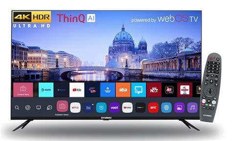 Hyundai 140 Cm 55 Inches Frameless Series 4K Ultra HD Smart LED TV