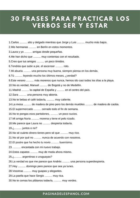 30 Frases Com Verbos