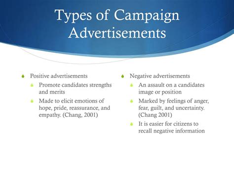 Ppt Framing Effects Of Political Campaign Advertisements Powerpoint