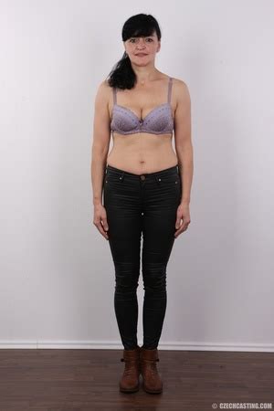 Mature Chick Slowly Peels Off Her Turquoise Shirt Black XXX Dessert