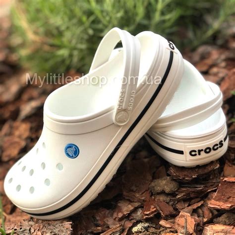 Сабо Crocs Crocband Clog 44 Р 28.4-29 См Белые 11016-100-M11/W13 White ...