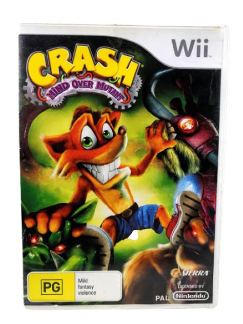 Crash Bandicoot Crash Mind Over Mutant Wii Mint Complete Appleby