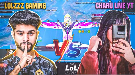 LoLzZz Gaming Vs CharuLiveYT Fight 2 Times Girl Gamer Vs LoLzZz