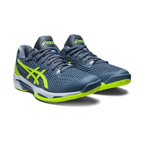 Asics Solution Speed FF 2 Men's Clay Tennis Shoes (Steel Blue/Hazard ...