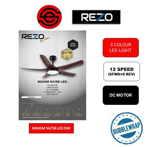 KLANG VALLEY FREE INSTALLATION REZO MAXIM 54INCHES 3 COLOUR LED