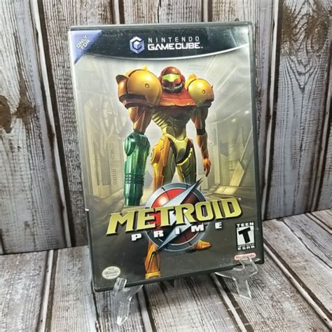 Metroid Prime Nintendo Gamecube Complete Cib W Manual Black