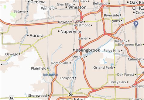 michelin bolingbrook map viamichelin