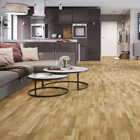 Engineered Parquet Floor Sunny Molti Barlinek Oak Natural Oil