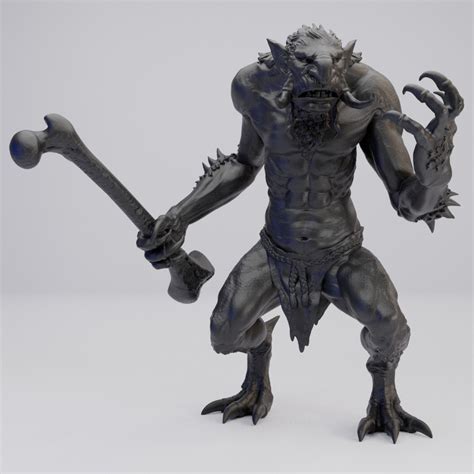 Hot Goblin 森のトロル挑戦 ミニチュア ホットゴブリン 野生モンスター