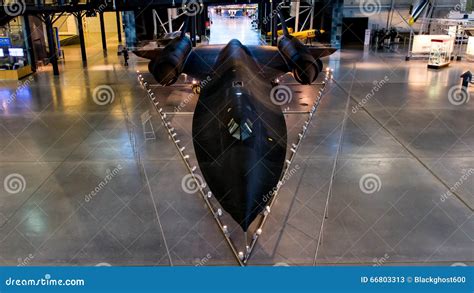 Sr 71 Blackbird At The National Air And Space Museum Editorial Stock