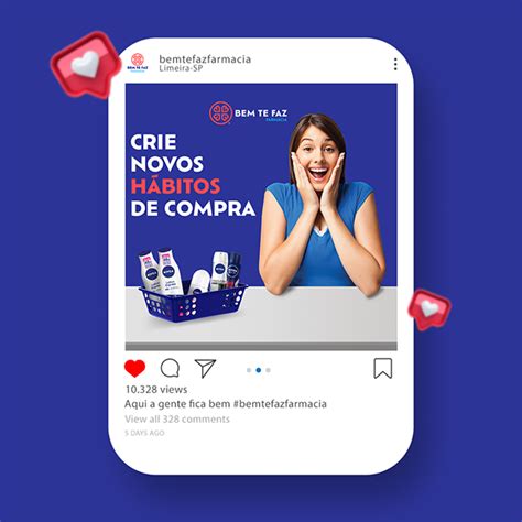 Social Media Bem Te Faz Farm Cia On Behance