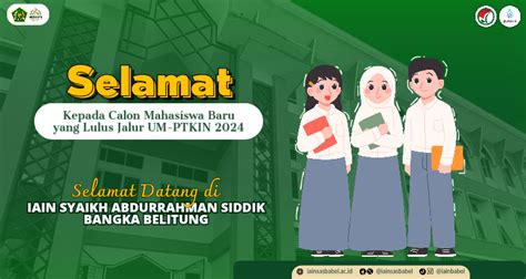 Selamat Datang Calon Mahasiswa Baru IAIN SAS Babel Jalur UM PTKIN 2024