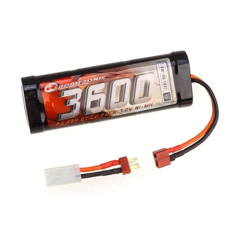 Robitronic Nimh Battery Mah V Stick Pack T Plug Tamiya Sc