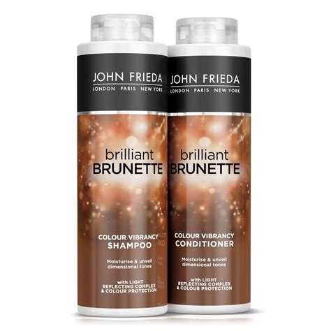 John Frieda Brilliant Brunette Moisturising Shampoo Conditioner Ocado