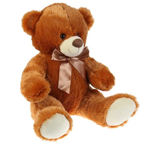 Игрушка мягкая медведь Боня, 50см, без чипа, в пак. Мульти-пульти | Зебра