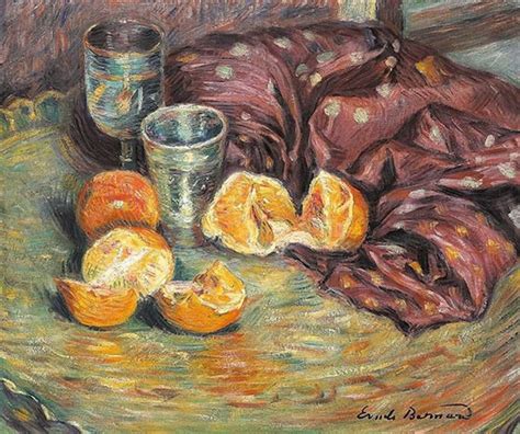 Mile Henri Bernard Nature Morte Aux Oranges Mutualart