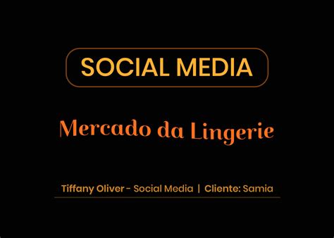 Social Media Mercado Da Lingerie On Behance